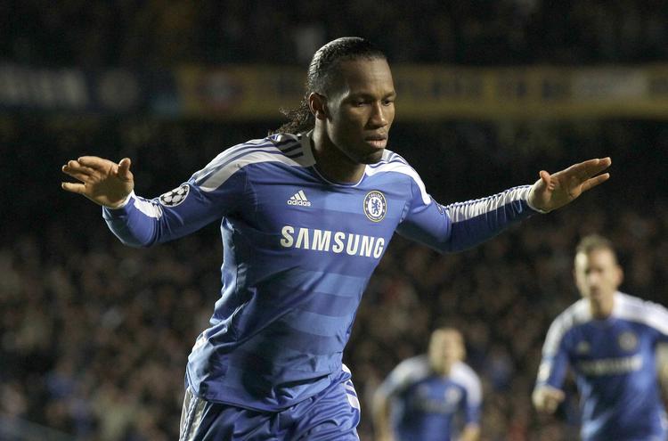 TOPFORM. Med to mål og et oplæg var Didier Drogba den helt store spiller i Chelseas opgør mod Valencia. 