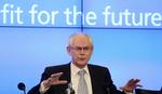Gældskrise. EU's præsident Herman Van Rompuy mener, at Europas gældskrise kan løses uden ændring af EU-traktaten. 