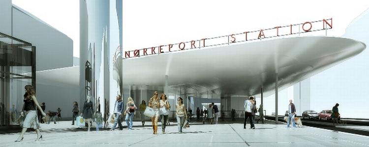 OMBYGNING. Sådan kommer Nørreport Station ifølge arkitekterne til at se ud i 2014, når byggearbejdet er færdig. 