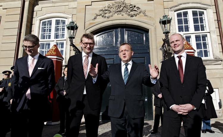 Vidner. Søren Pind (tv.) slipper muligvis, men Troels Lund Poulsen, Lars Løkke Rasmussen og Peter Christensen skal efter alt at dømme vidne i skattesagen. 