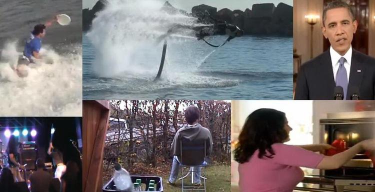 Fredag. Der er grin, beundring og misundelse i fredagens seks weekendvideoer. Spild ti minutter af din tid med Bagsiden. 