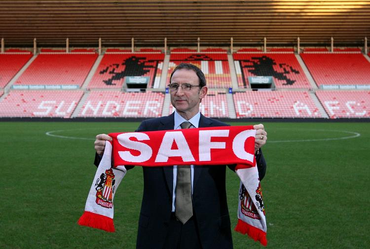 Ny. Martin O'Neill tog jobbet i Sunderland for et par dage siden. 