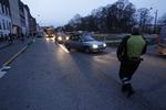 trafikkaos. Omkring klokken 8 mødte så politiet sig nødsaget til at møde op ved Nørreport Station for at dirigere trafikken. 
