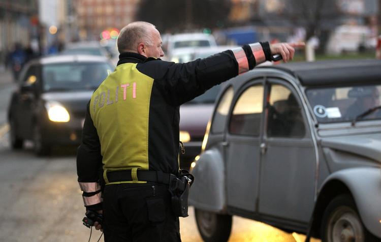 trafik. I morges måtte politiet dirigere trafikken ved Nørreport Station for at løsne op for den tætte trafik. 