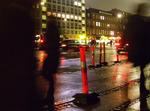 Nørreport. Billisterne ser stort på, at de ikke må køre igennem Nørre Voldgade ved Nørreport Station. 