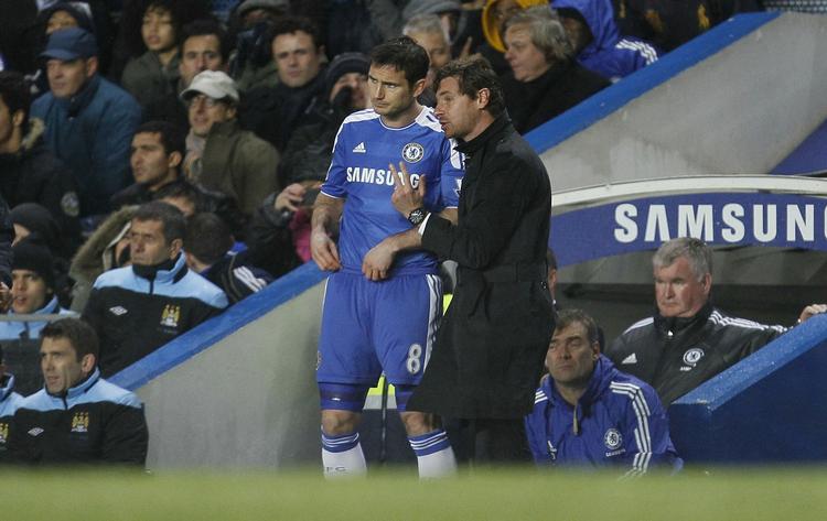 Vinder. Frank Lampard har ikke været blandt Andre Villas-Boas foretrukne fra start. I dag kom han ind fra bænken og afgjorde kampen mod topholdet Manchester City. 