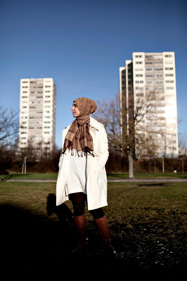 Brøndby t/R. Hawra al-Nadawi bor nu i London, men kan godt forestille sig at stifte familie i Brøndby en dag. Og få et dansk publikum til sine bøger. 