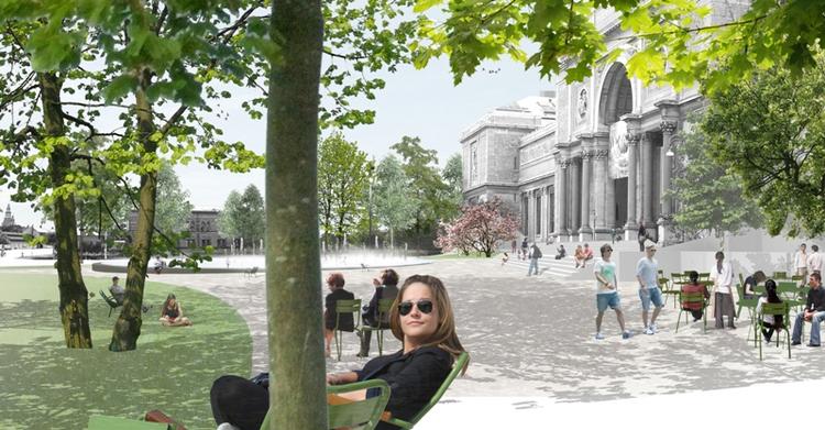 Havekunst. Statens Museum for Kunst for nyt indgangsparti samt en ny have med plads til udendørs udstillinger, en scene og udeservering. 