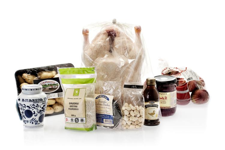 Infotekst. Tjek varedeklarationen på julemaden, hvis du vil være sikker på at få nogle ordentlige produkter med hjem. 