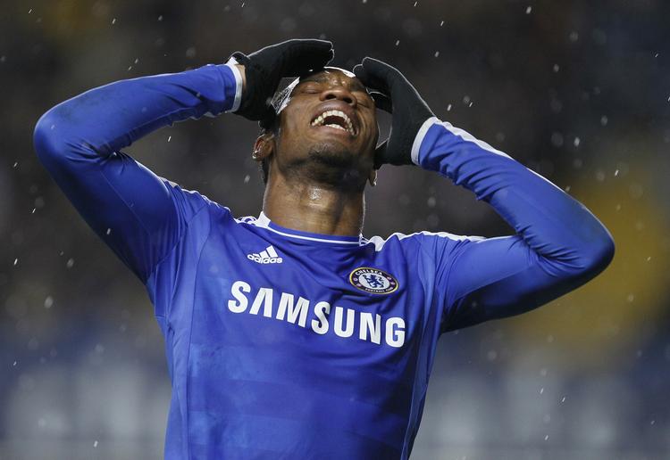 Målfarlig. Didier Drogbas bedste sæson i Chelsea var 2009/2010, hvor han scorede 37 gange i 44 kampe. I indeværende sæson er det blevet til fem pletskud i 13 kampe. 