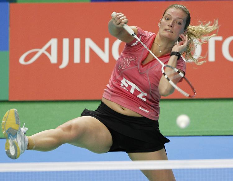 ude. Efter sit andet nederlag er Tine Baun færdig ved Super Series-finalestævnet. 