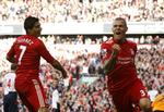 Tatoveret. Martin Skrtel (t.h.) er lige som Daniel Agger hyppig gæst i tattooshoppen. 