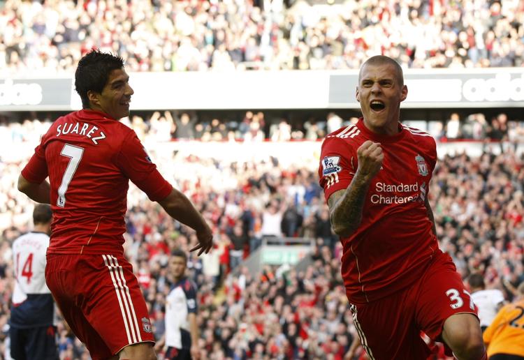 Tatoveret. Martin Skrtel (t.h.) er lige som Daniel Agger hyppig gæst i tattooshoppen. 