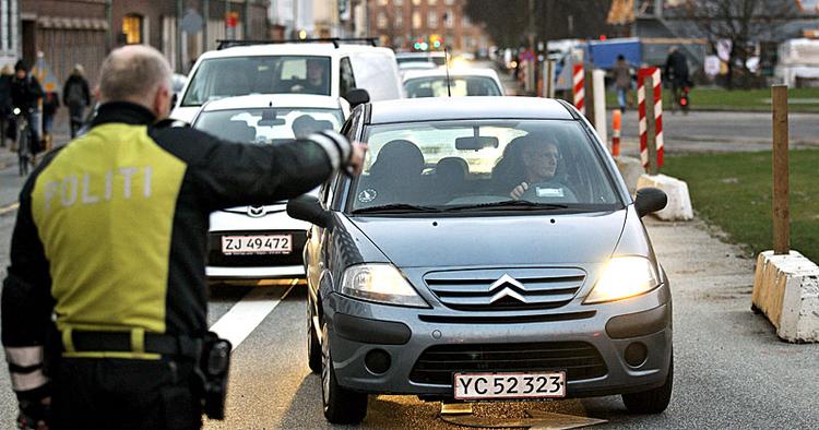 PROP. Der bliver holdt nøje øje med trafikken på Nørreport i disse dage for at undgå situationer som denne. 