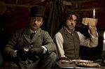 Elementært. Jude Law og Robert Downey jr. som dr. Watson og Sherlock Holmes. 