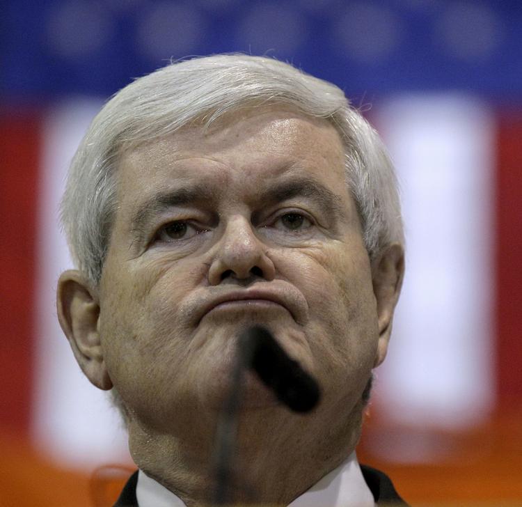 Brøler. Newt Gingrich er formentlig elimineret fra at vinde Virginia efter et par jule-blundere. 