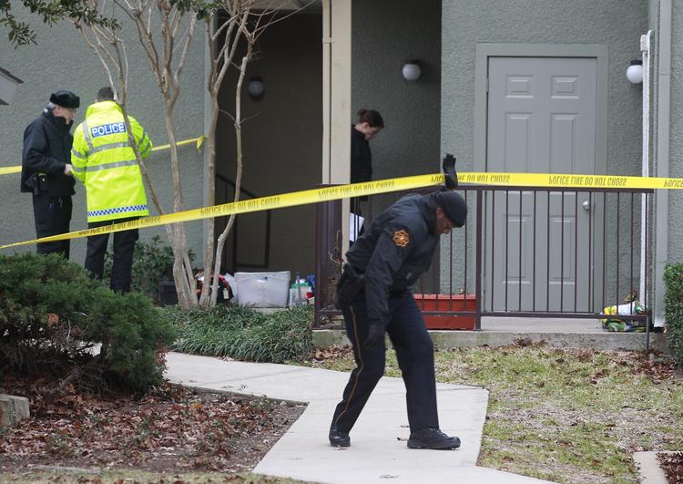 Drab. En tragedie har udspillet sig i byen Grapewine tæt på Dallas i Texas. 