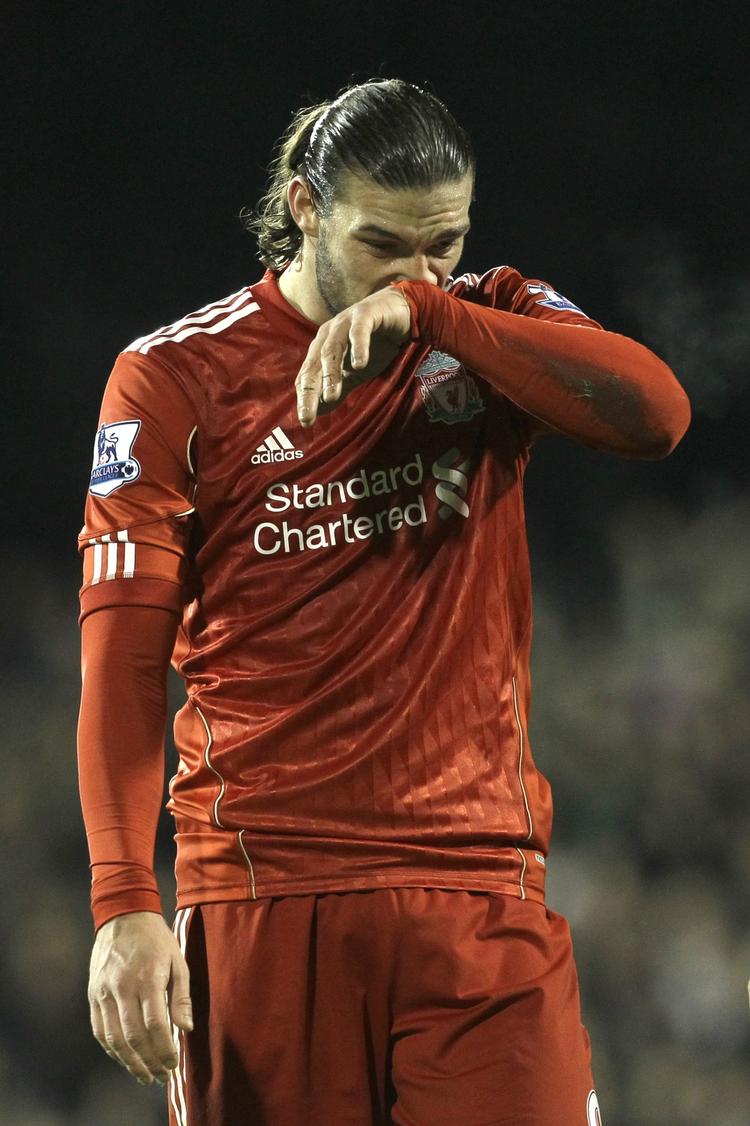 udskældt. Med 4 mål i 23 ligakampe er Andy Carroll ikke blevet den succes, Liverpool havde håbet. 