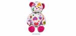 Farlig. Den populære Colurful Hearts Teddy fra Build-A-Bear skal straks returneres på grund af sine løse øjne, der kan falde ud. (foto: Build-A-Bear) 