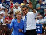 POPULÆRE. Hillary Clinton og Barack Obama danner et populært politisk par. 