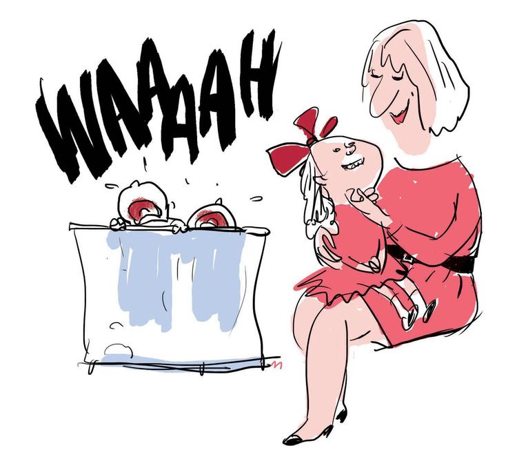 Tegning: Mette Dreyer. 
