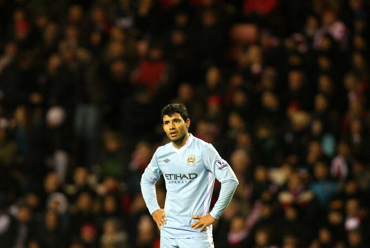 Snydt. Sergio Agüero kunne heller ikke score mod Sunderland. 