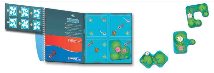 TOP. Gådespillet Waterworld holder som logikbaseret rejsespil - både i sit kompakte slidstræke design og som benhårdt gådespil til alle fra 5 år. 