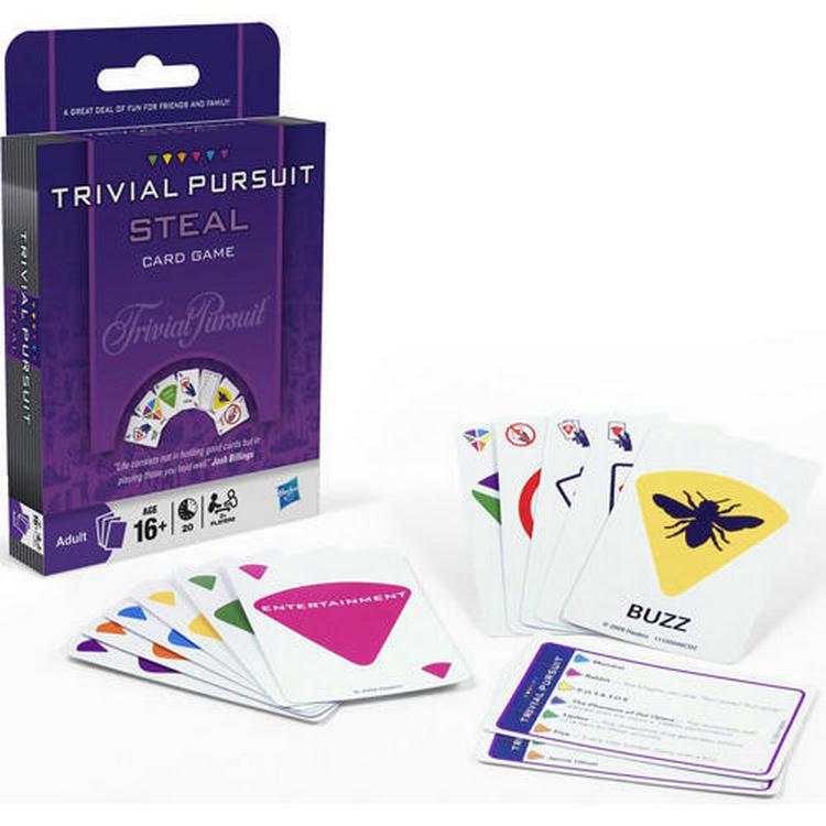 Med langt hurtigere spil og markant mere interaktion er Trivial Pursuit et suverænt quiz-spil på kort. 
