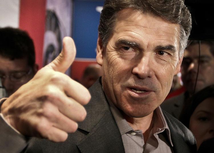 bundskraber. Rick Perry er i problemer før dagens valg i Iowa. Selv om han har brugt masser af penge på tv-reklamer, ligger han og roder rundt i bunden af de republikanske præsidentkandidater. 