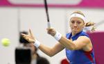 Mestermøde. Petra Kvitova spiller mod Caroline Wozniacki på fredag. 