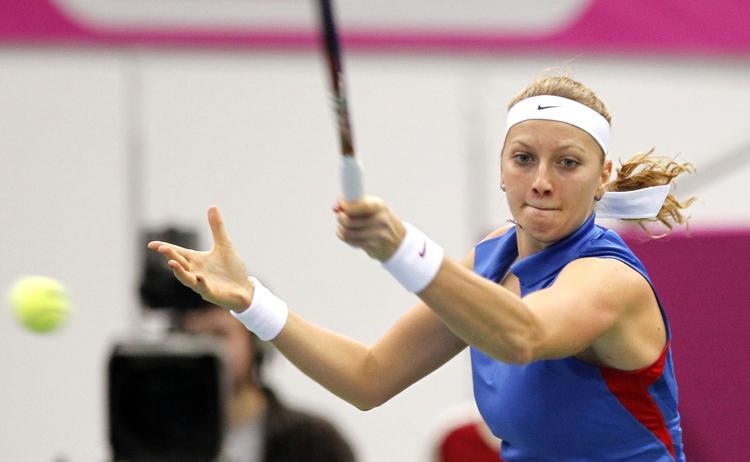 Mestermøde. Petra Kvitova spiller mod Caroline Wozniacki på fredag. 