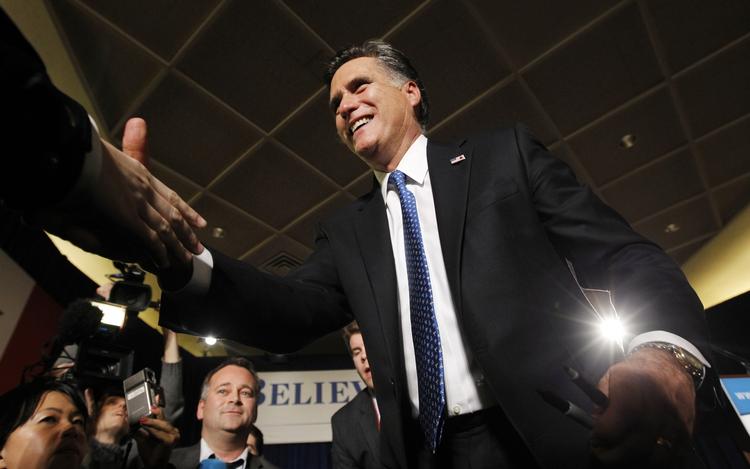 Sejr. Mitt Romneys kamp for at blive republikanernes præsidentkandidat fortsætter i New Hampshire, som afholder primærvalg på næste tirsdag. 