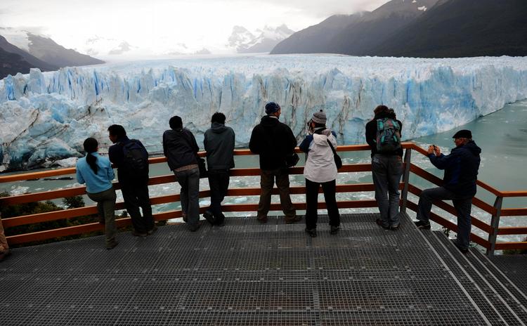 Rejsetrends. Mellemøsten er på vågeblus, mens lande som Argentina er populære blandt danske rejsebureauer. Her er det Perito Moreno gletsjer i Los Glaciares National Park, Argentina. 