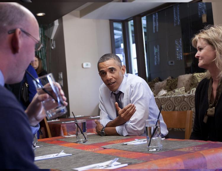 HADEOBJEKT. Barack Obama er de konservative republikaneres alt overskyggende mål. 