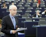 Økonomi. Den økonomiske redningsplan, vækst og bekæmpelse af arbejdsløshed bliver nogle af det kommende halve års hovedprioriteter i EU, siger EU-præsident Herman van Rompuy. 