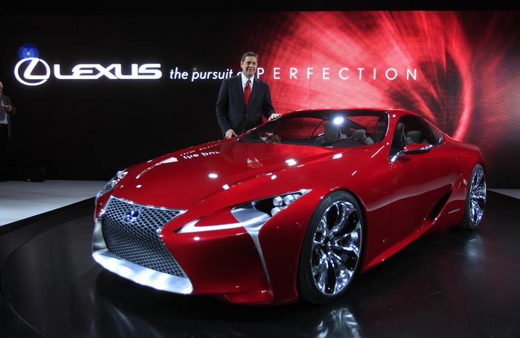 Rødglødende. Lexus LF-LC er et bud på en ret heftig japansk sportsvogn. 
