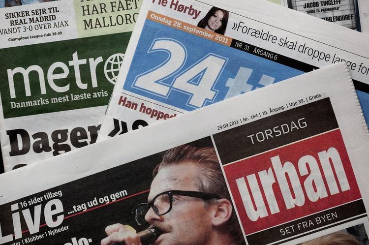 FÆRDIG. Med Urbans lukning er der blandt gratisaviserne kun MetroXpress og 24timer tilbage. 