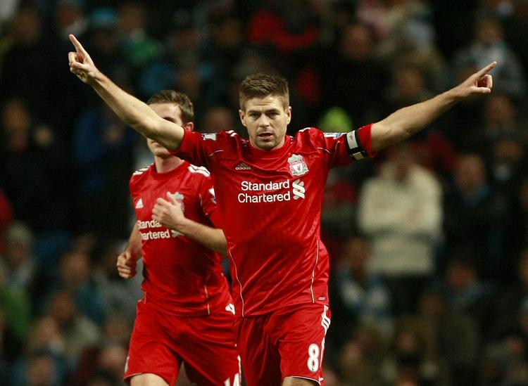 Matchvinder. Liverpool leverede det nødvendige stykke arbejde, da holdet vandt på anfører Steven Gerrards mål. 