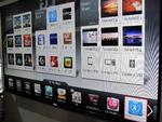 smart tv. Det ligner en opslagstavle, men det er i virkeligheden LG's bud på, hvordan brugerfladen til et smart tv skal se ud. Det er tv-fladskærmene, der i høj grad driver den teknologiske udvikling inden for forbrugerelektronikken for tiden. 