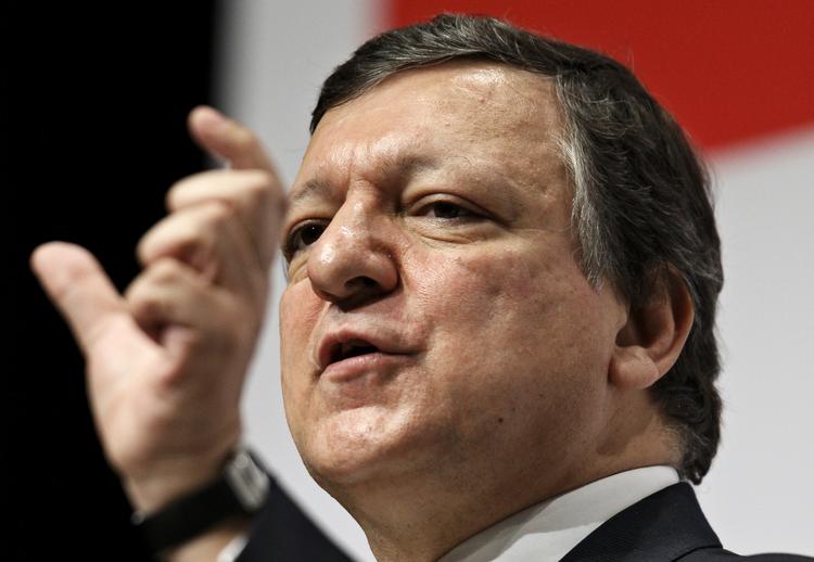 Besøg. José Manuel Barroso er i Danmark, hvor han i dag holdt pressemøde i Bella Center sammen med statsminister Helle Thorning-Schmidt. 