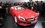 Åben. Sådan vil de fleste nok helst nyde deres nye Mercedes SL - med taget nede. 