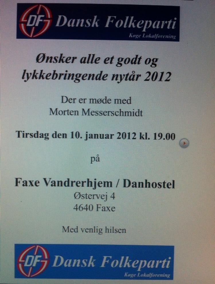 Ups. Logoet på Dansk Folkepartis annonce ser ikke helt ud, som det plejer. 