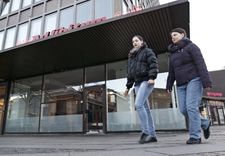 Tomt. Restaurant  Ad Libitum 2  på Axeltorv er forladt. 