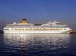 'Costa Concordia' inden det gik på grund. Billedet er to år gammelt. 