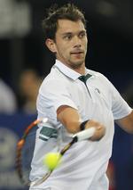 Tennishåb. Frederik Løchte Nielsen gjorde for alvor opmærksom på sig selv under Hopman Cup forleden. 