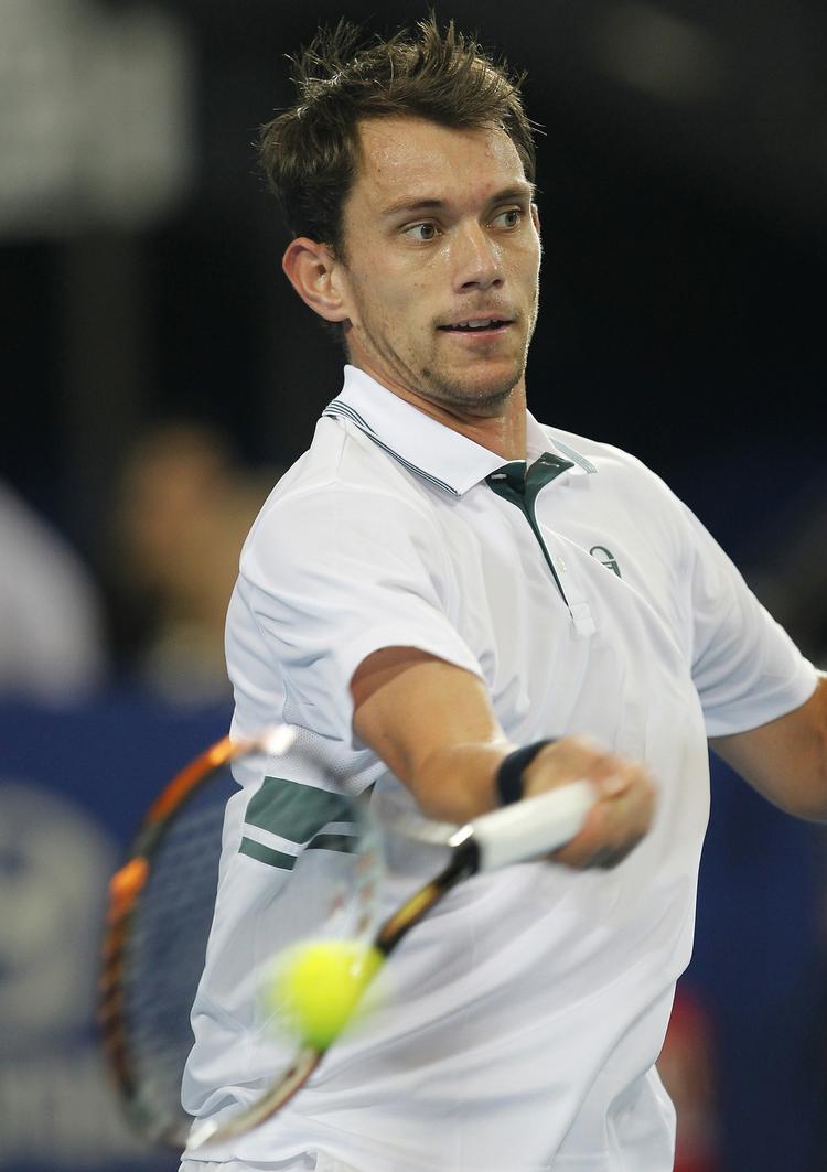 Tennishåb. Frederik Løchte Nielsen gjorde for alvor opmærksom på sig selv under Hopman Cup forleden. 