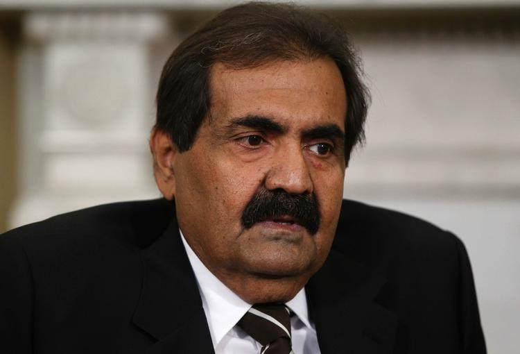 Mandat. Hamad bin Khalifa Al Thani vil som den første arabiske leder sende soldater ind i Syrien for at standse blodsudgydelserne i landet. 
