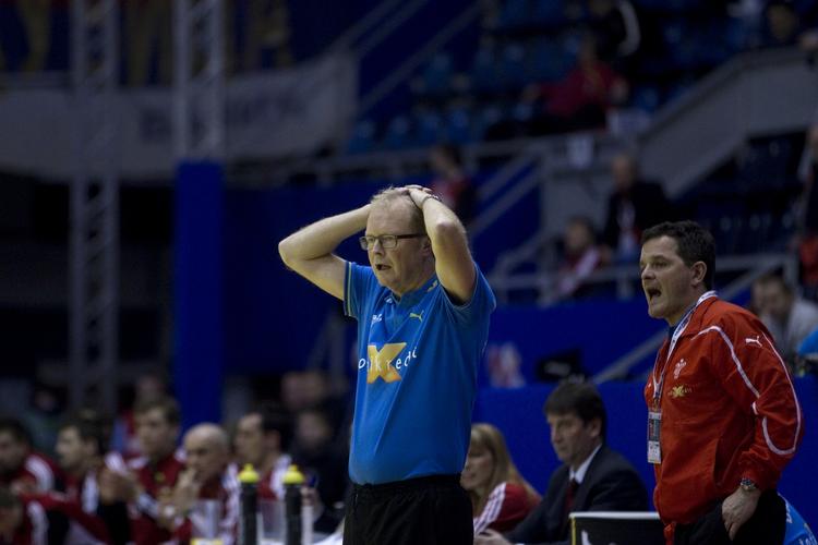 utilfreds. Bagspillerne fik på puklen af en langtfra tilfreds landstræner Ulrik Wilbek. 