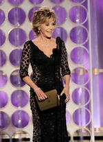 Jane Fonda var også med - men kun som prisoverrækker. 