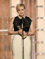 Kate Winslet vandt bedste kvindelige skuespiller i miniserie/spillefilm til TV, for 'Mildred Pierce'. 